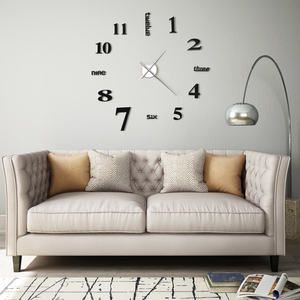 3D Wall Clock | High Gloss | Eva (Ethylene-Vinyl Acetate)