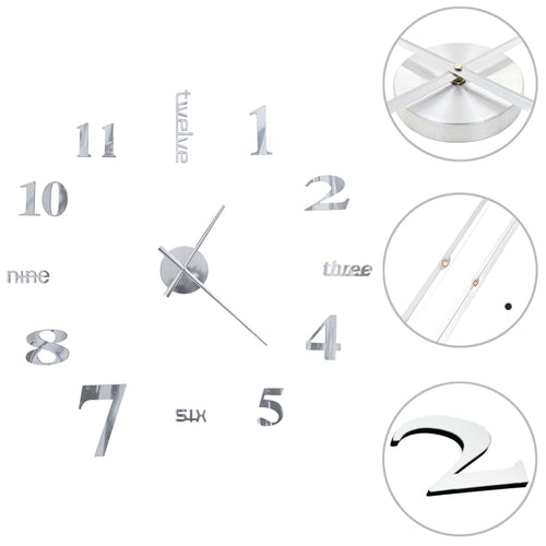 3D Wall Clock | High Gloss | Eva (Ethylene-Vinyl Acetate)