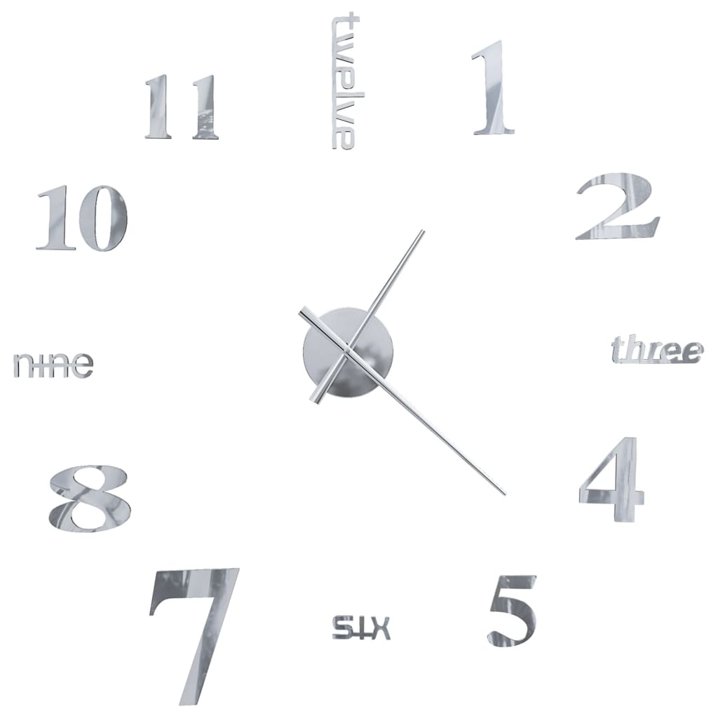 3D Wall Clock | High Gloss | Eva (Ethylene-Vinyl Acetate)