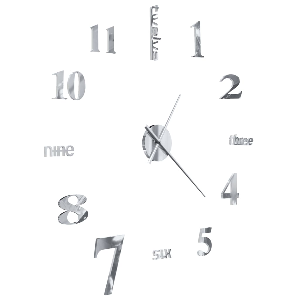 3D Wall Clock | High Gloss | Eva (Ethylene-Vinyl Acetate)