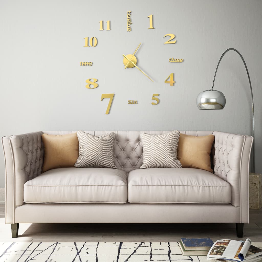 3D Wall Clock | High Gloss | Eva (Ethylene-Vinyl Acetate)