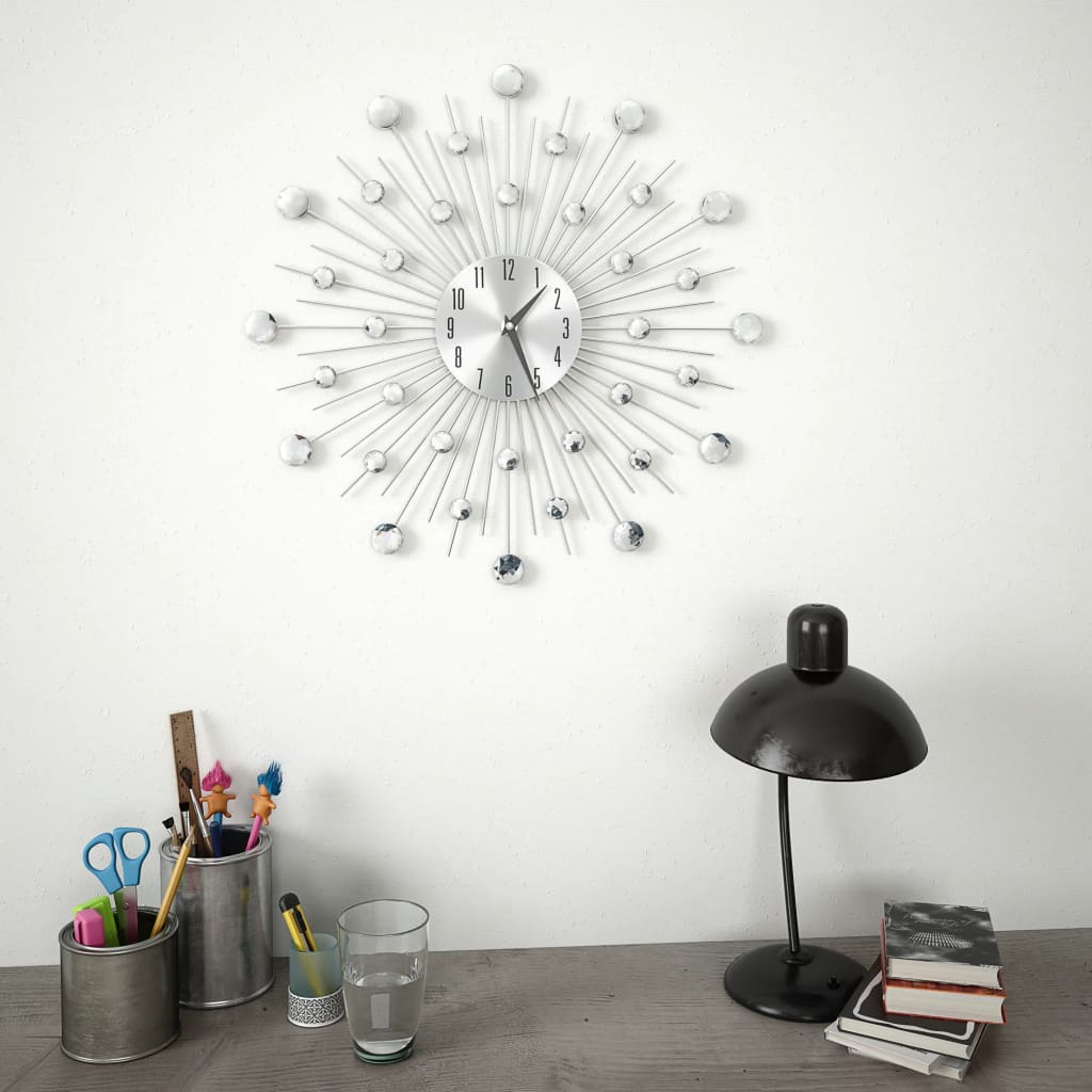 Wall Clock With Quartz Movement Modern Design 50 Cm