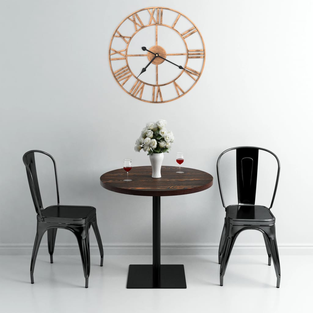 Horloge murale dorée chiffres romains 40cm élégante classique
