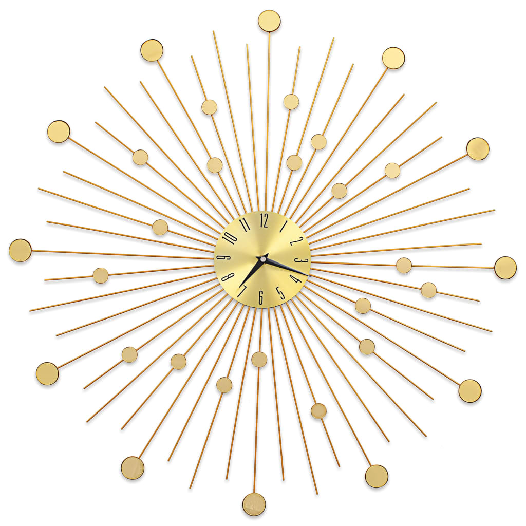 Wall Clock | | Metal | | Decorative Inlays | Clock | Round