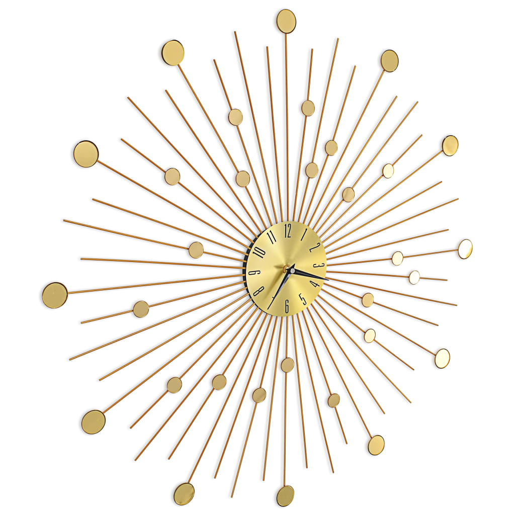 Wall Clock | | Metal | | Decorative Inlays | Clock | Round