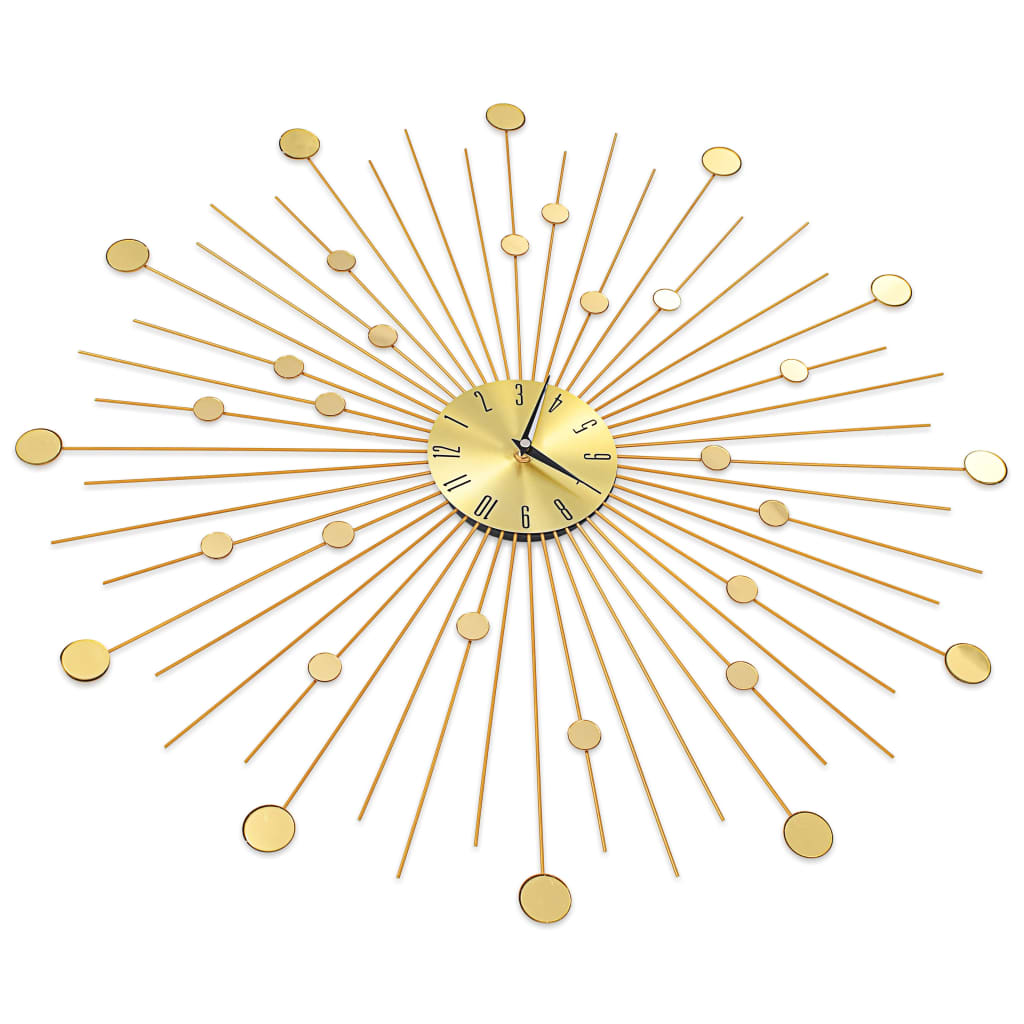 Wall Clock | | Metal | | Decorative Inlays | Clock | Round
