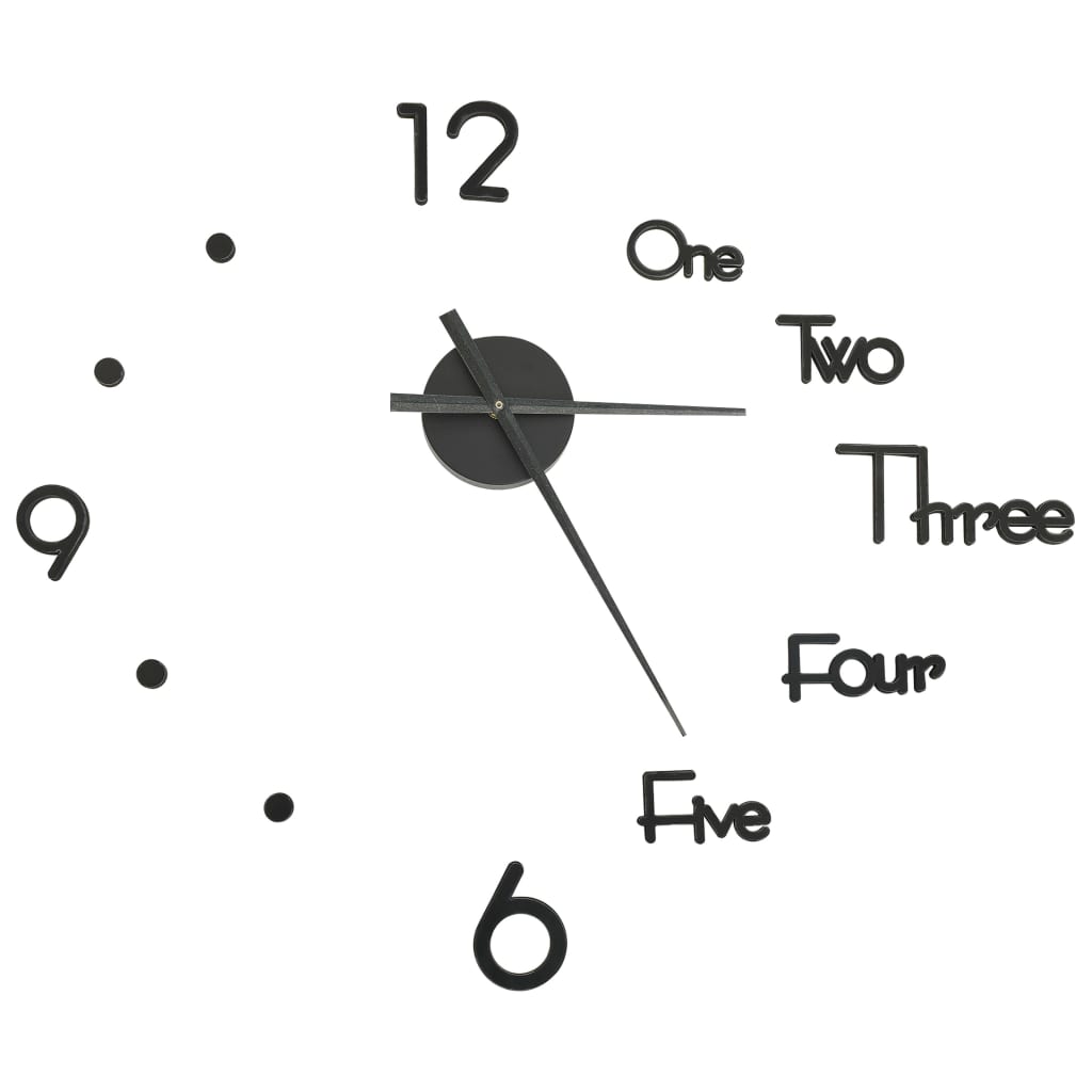 3D Wall Clock Modern Design 100 Cm Xxl