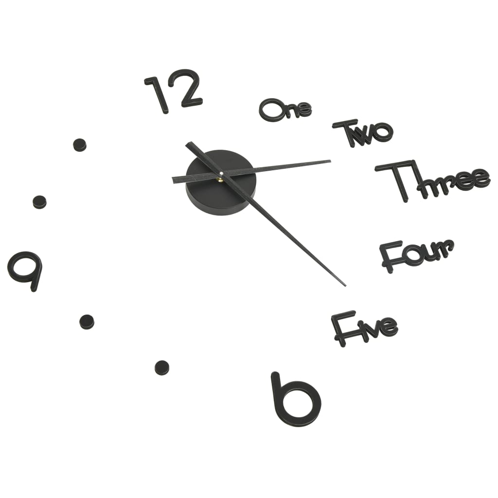 3D Wall Clock Modern Design 100 Cm Xxl