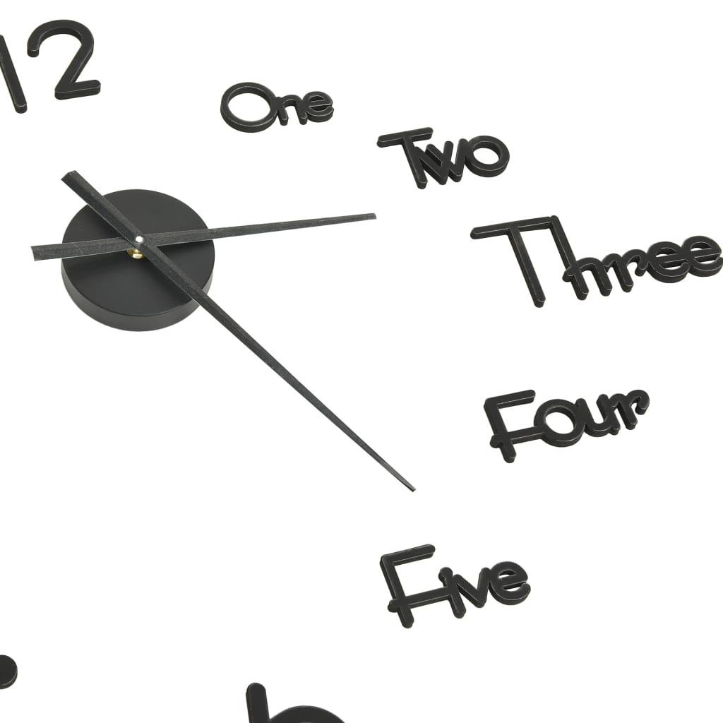 3D Wall Clock Modern Design 100 Cm Xxl