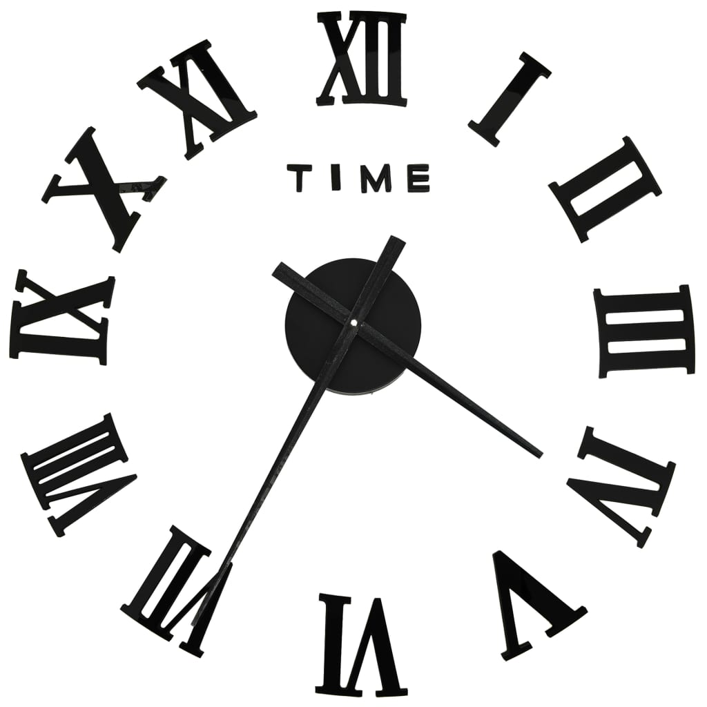 3D Wall Clock Modern Design 100 Cm Xxl