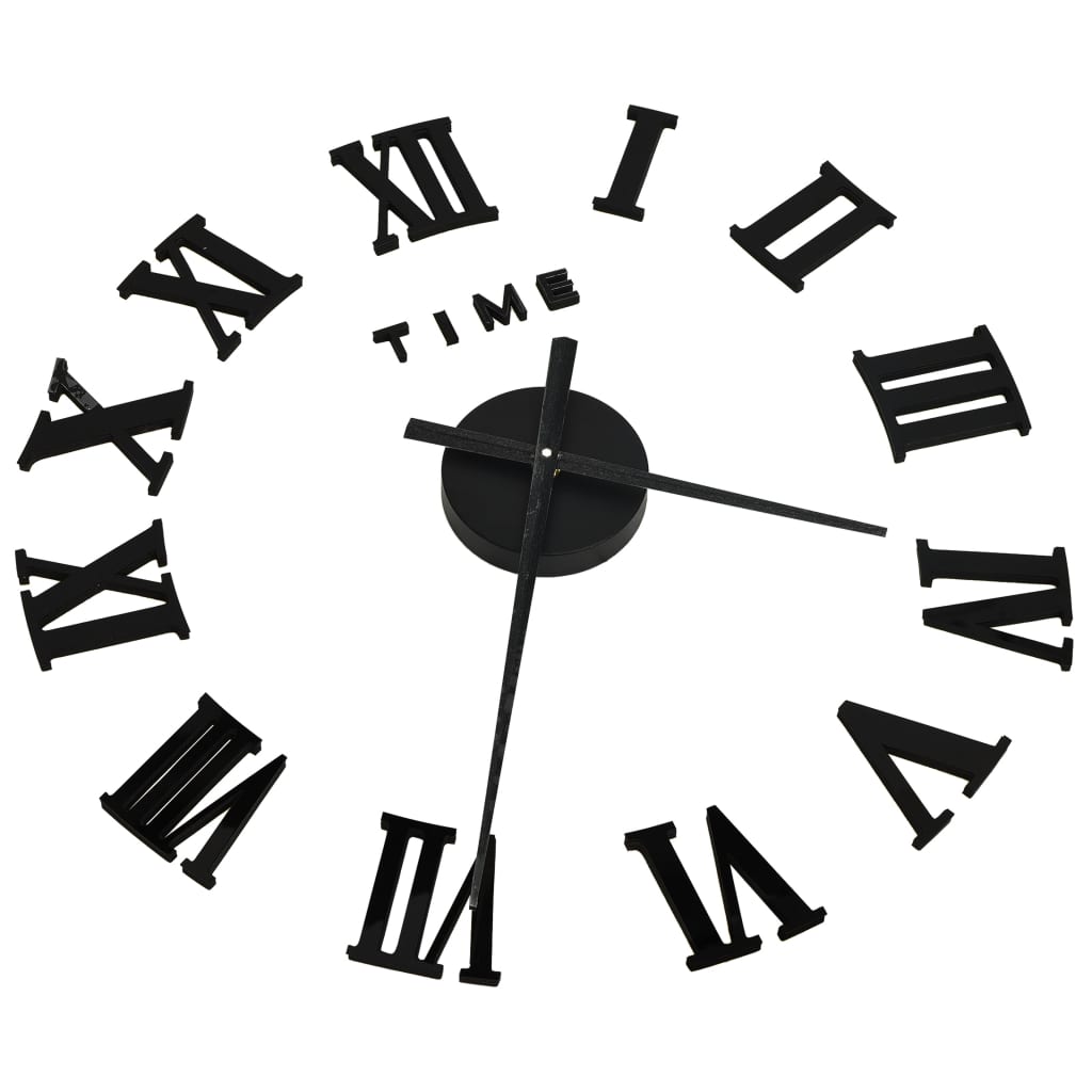 3D Wall Clock Modern Design 100 Cm Xxl
