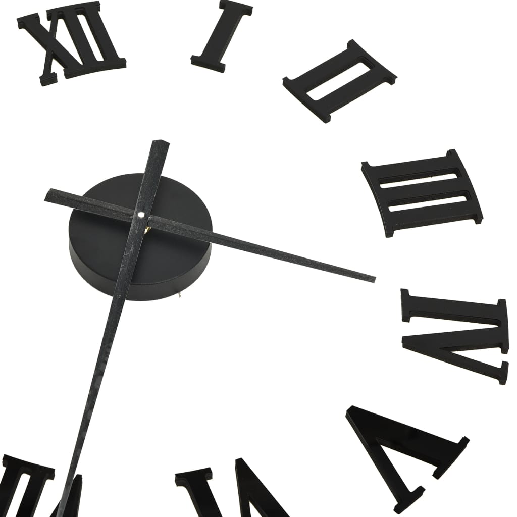 3D Wall Clock Modern Design 100 Cm Xxl