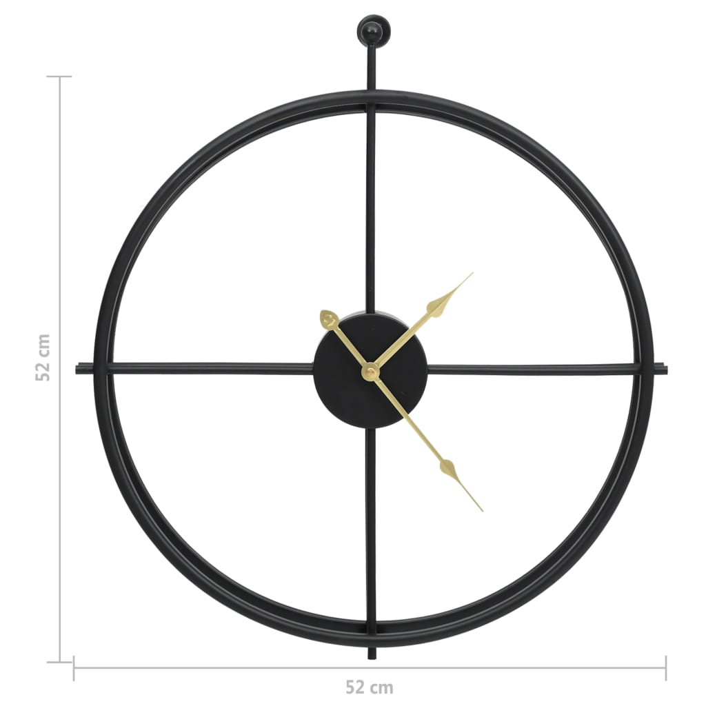 Wall Clock 52 Cm Iron